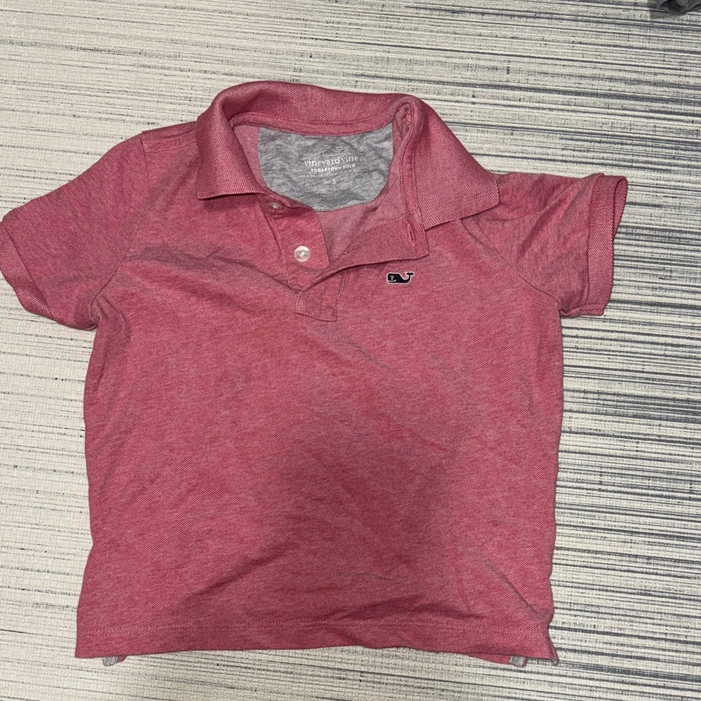 Vineyard Vines Edgar town polo Red Polo Shirt- valentine day